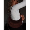 image:imageJW PEI Womens Sharon Crossbody BagFaux Suede Coffee Brown
