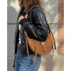 image:imageJW PEI Womens Tessa Shoulder BagSuede Camel
