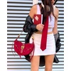 image:imageJW PEI Womens Tessa Shoulder BagSuede Deep Magenta