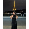 image:imageJW PEI Womens Uliana Floral Lace Halterneck Maxi DressBlack