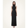 image:imageJW PEI Womens Uliana Floral Lace Halterneck Maxi DressBlack