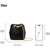 image:imageJW PEI Womens Yara HandWoven Bucket BagBlack