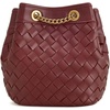 image:imageJW PEI Womens Yara HandWoven Bucket BagBurgundy