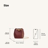image:imageJW PEI Womens Yara HandWoven Bucket BagBurgundy