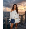 image:imageJW PEI Womens Yara HandWoven Bucket BagDark Blue