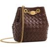 image:imageJW PEI Womens Yara HandWoven Bucket BagDark Brown