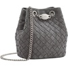 image:imageJW PEI Womens Yara HandWoven Bucket BagDark Grey