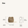 image:imageJW PEI Womens Yara HandWoven Bucket BagTaupe