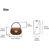 image:imageJW PEI Womens Zuri Hand Woven Round Top Handle Bag  Brown