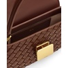 image:imageJW PEI Womens Zuri Hand Woven Round Top Handle Bag  Brown