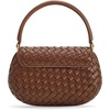 image:imageJW PEI Womens Zuri Hand Woven Round Top Handle Bag  Brown