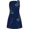 image:imageJW PEI Womens 3D Floral Appliqu Strapless Mini DressNavy Blue Iris
