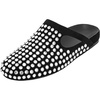 image:imageJW PEI Womens Athena Artificial Crystal Flat MulesBlack