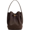 image:imageJW PEI Womens Clara Lock Accent Bucket Shoulder BagMocha Brown