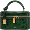 image:imageJW PEI Womens Cleo Box Shape Top Handle BagForest Green Croc