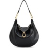 image:imageJW PEI Womens Daria Metal Pendant Embellished Shoulder BagBlack