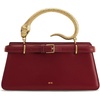 image:imageJW PEI Womens Elena Snake Handle Top Handle BagWine Red