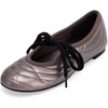 image:imageJW PEI Womens Erika Topstitching Laceup Ballet FlatsDark Brown