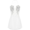 image:imageJW PEI Womens Flower Embroidered Mini DressWhite