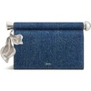 image:imageJW PEI Womens Holly Metal Pendant Embellished ClutchBlue Denim
