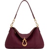image:imageJW PEI Womens Jayla Metal Pendant Embellished Shoulder BagBurgundy