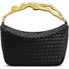 image:imageJW PEI Womens Jenny Humanshaped Handle HandbagWoven Black