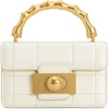 image:imageJW PEI Womens Kaia Bamboo Metal Handle HandbagWhite