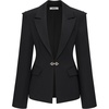 image:imageJW PEI Womens Layla Lock Buckle DeepV BlazerBlack