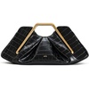 Black Faux Croc