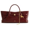 Burgundy Croc