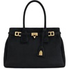image:imageJW PEI Womens Miley Belt Embellished Tote BagBlack