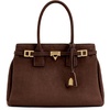 image:imageJW PEI Womens Miley Belt Embellished Tote BagBrown