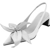 image:imageJW PEI Womens Queena Floral Appliques Slingback PumpsSilver