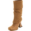 image:imageJW PEI Womens Reyna Square Toe Platform Knit BootsBrown