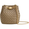 image:imageJW PEI Womens Yara HandWoven Bucket BagTaupe