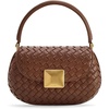 image:imageJW PEI Womens Zuri Hand Woven Round Top Handle Bag  Brown