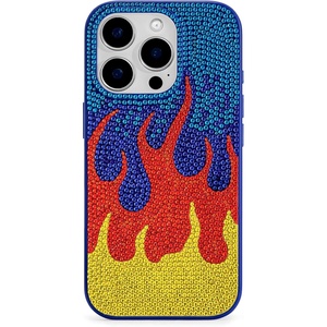 image:imageJW PEI Kiss of Glamour Phone Case  Multicolor RedFlame Pattern Blue