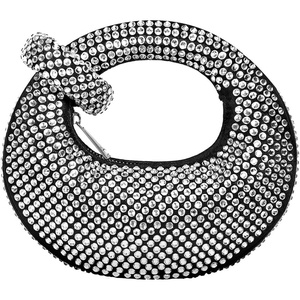 image:imageJW PEI Womens Abacus Top Handle BagBlack  Artificial Crystal