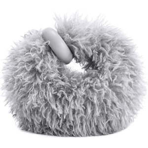 image:imageJW PEI Womens Abacus Top Handle BagGray  Faux Fur