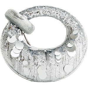 image:imageJW PEI Womens Abacus Top Handle BagSilver  Metallic Sequin