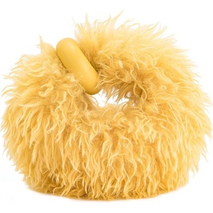 image:imageJW PEI Womens Abacus Top Handle BagYellow  Faux Fur