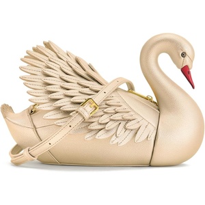 image:imageJW PEI Womens Alani Swan Shaped Crossbody BagGold