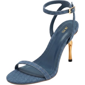 image:imageJW PEI Womens Alivia Gold Metal Heel SandalsDenim Blue
