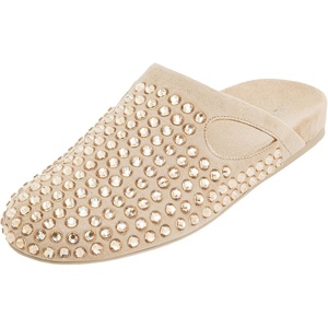 image:imageJW PEI Womens Athena Artificial Crystal Flat MulesBeige