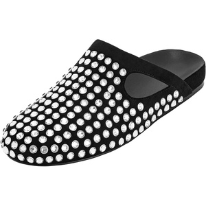 image:imageJW PEI Womens Athena Artificial Crystal Flat MulesBlack