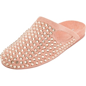 image:imageJW PEI Womens Athena Artificial Crystal Flat MulesPink Beige