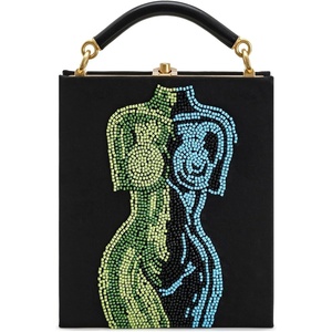 image:imageJW PEI Womens Book Shape Clutch BagBlack Beaded