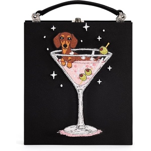 image:imageJW PEI Womens Book Shape Clutch BagBlack Wine Glass