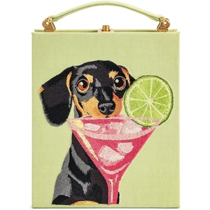 image:imageJW PEI Womens Book Shape Clutch BagGreen Dog