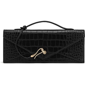 image:imageJW PEI Womens Celeste Woven Textured Envelope Top Handle BagBlack Croc